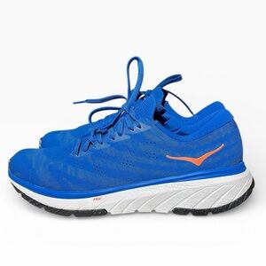 🌻Like NEW HOKA ONE Cavu 3 Running Shoes Blue Lightweight Trainers Mens Size 9.5